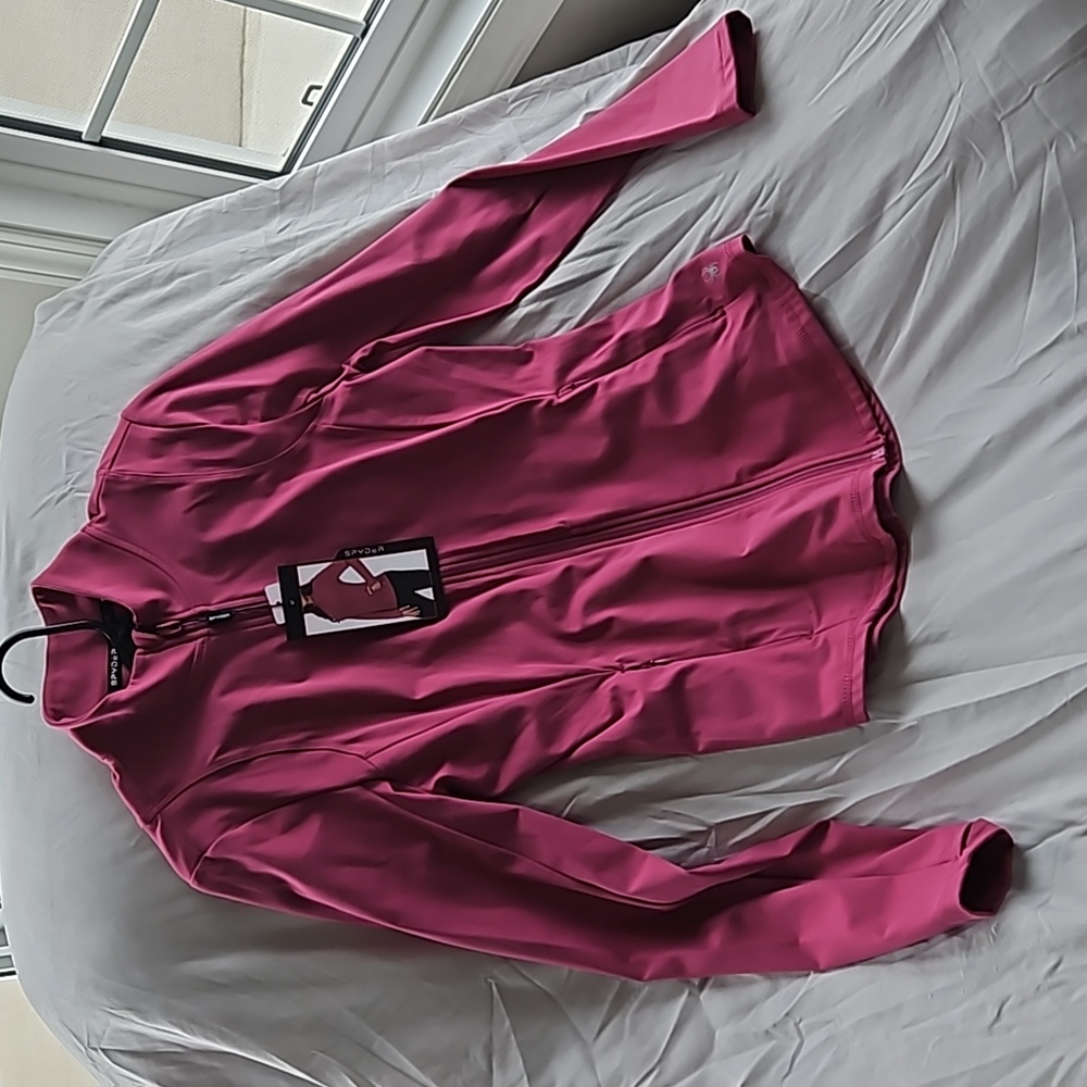 NWT Pink M Athletic Jacket Spyder